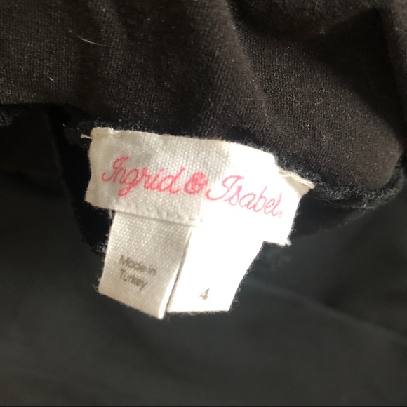 Ingrid and Isabel Black Maternity Dress Pants - Picture 3 of 4